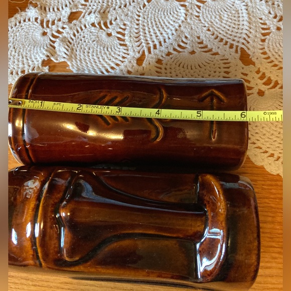 Hawaiian Mugs, Two/Set, Large, Brown - Picture 5 of 16